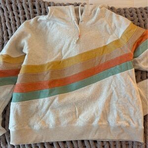 Faherty Multicolor Striped Sweatshirt